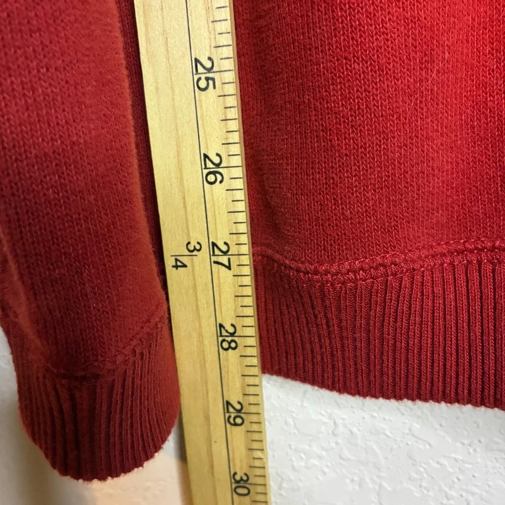 Tommy Bahama Reversible Pro Pullover Mens 1/4 Zip Sweater Red Gray Mock Neck XL